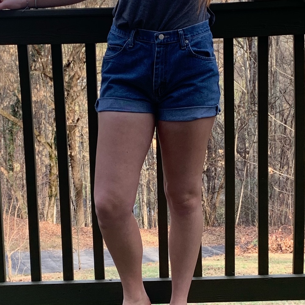 Wrangler oversized jean shorts